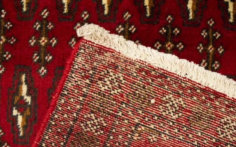 Dywan turkmeński - 130 x 60 cm - czerwony