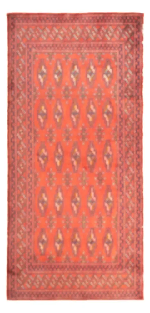 Dywan turkmeński - 130 x 60 cm - jasna czerwień