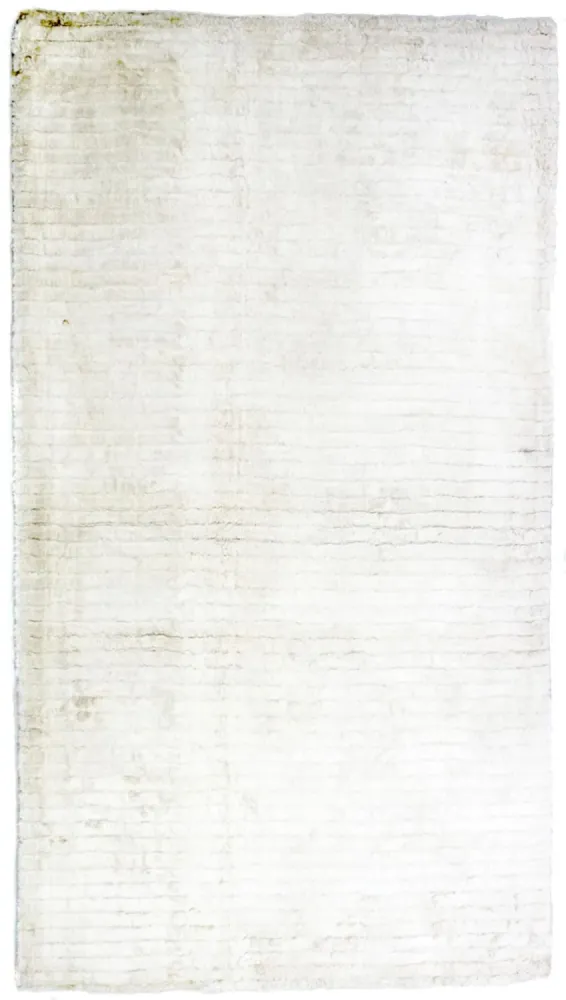 Dywan wełniany - 155 x 89 cm - beżowy