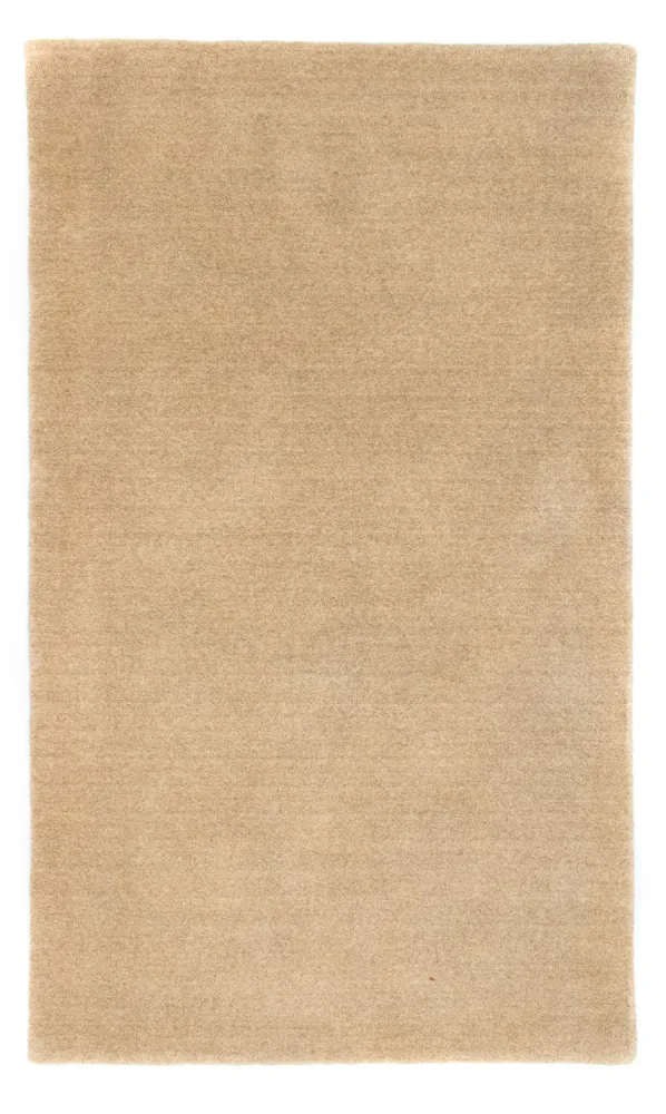 Dywan wełniany - 157 x 90 cm - beżowy