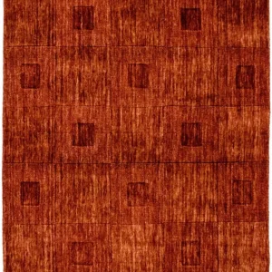 Dywan wełniany - 177 x 118 cm - wielokolorowy