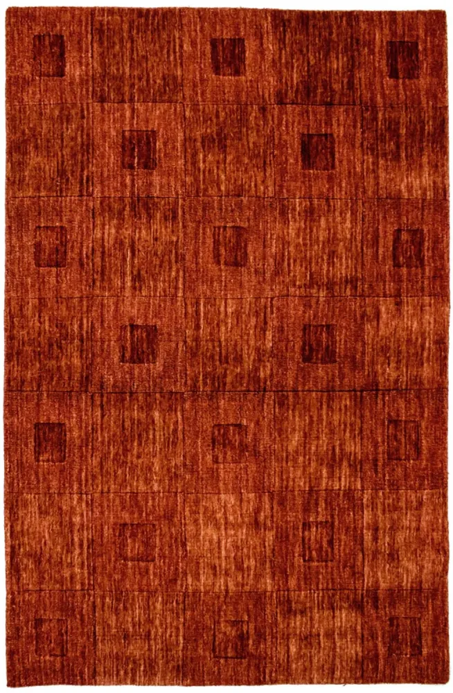 Dywan wełniany - 177 x 118 cm - wielokolorowy