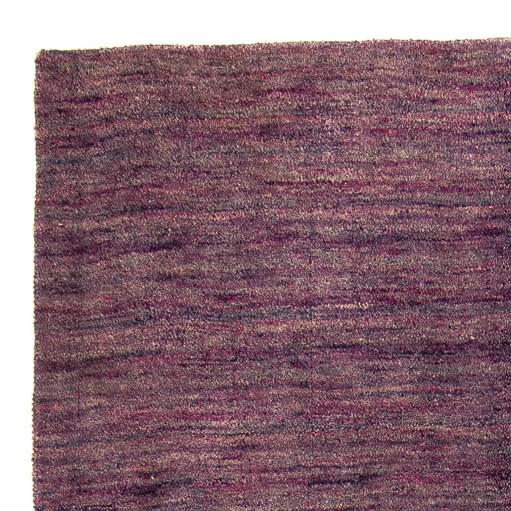 Dywan wełniany - 202 x 143 cm - fioletowy