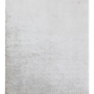 Dywan wełniany - 256 x 153 cm - srebrny