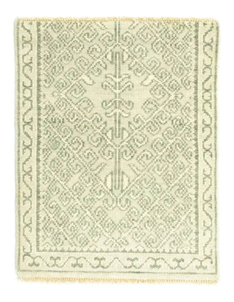 Dywan wełniany - 74 x 60 cm - beżowy