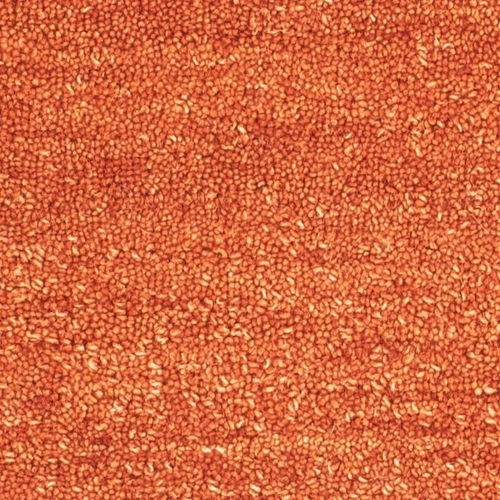 Dywan wełniany kwadratowy - 47 x 47 cm - pomarańczowy