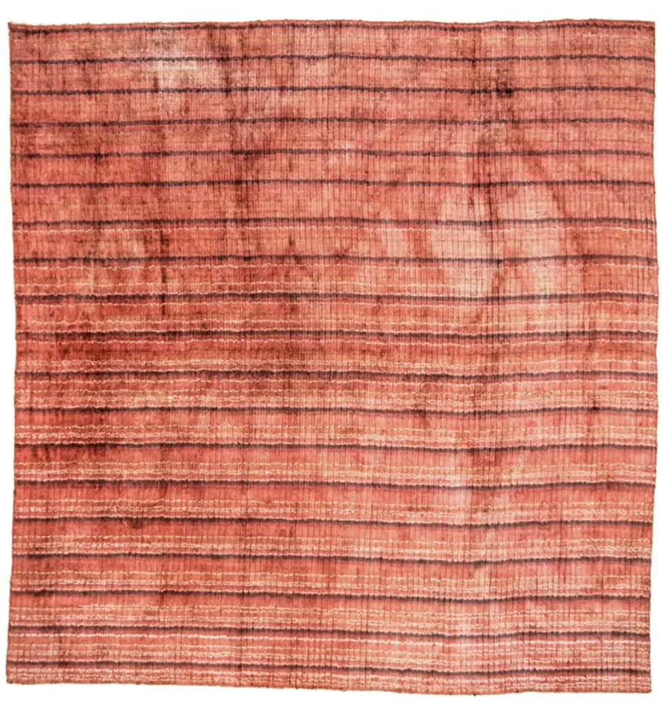 Dywan wiskozowy - 213 x 213 cm - wielokolorowy