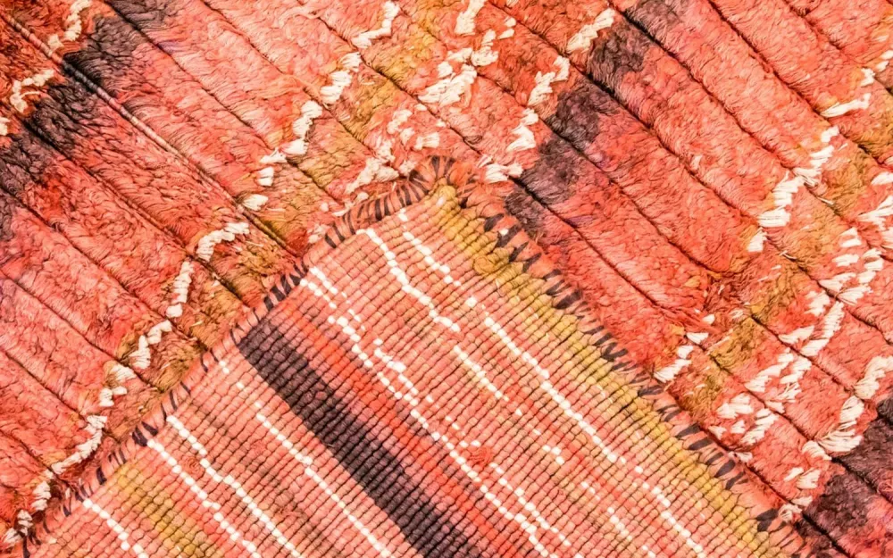 Dywan wiskozowy - 213 x 213 cm - wielokolorowy