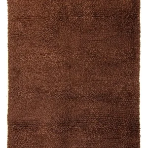 Dywan o wysokim runie - 230 x 150 cm - brązowy