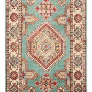 Dywan Ziegler - Kazak - 120 x 76 cm - turkusowy