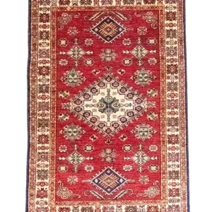 Dywan Ziegler - Kazak - 126 x 87 cm - czerwony