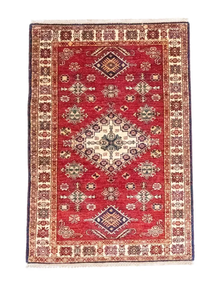 Dywan Ziegler - Kazak - 126 x 87 cm - czerwony