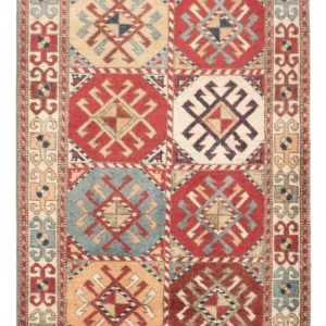 Dywan Ziegler - Kazak - 126 x 82 cm - wielokolorowy