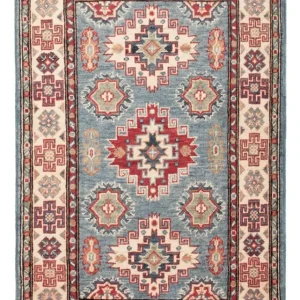 Dywan Ziegler - Kazak - 128 x 82 cm - jasnoniebieski