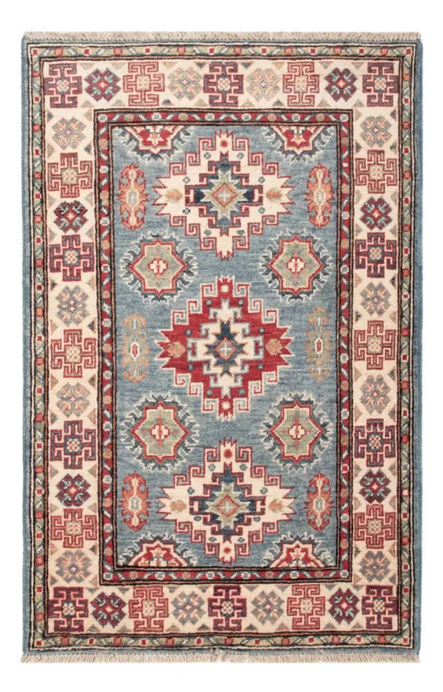 Dywan Ziegler - Kazak - 128 x 82 cm - jasnoniebieski