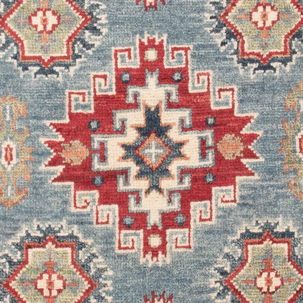 Dywan Ziegler - Kazak - 128 x 82 cm - jasnoniebieski