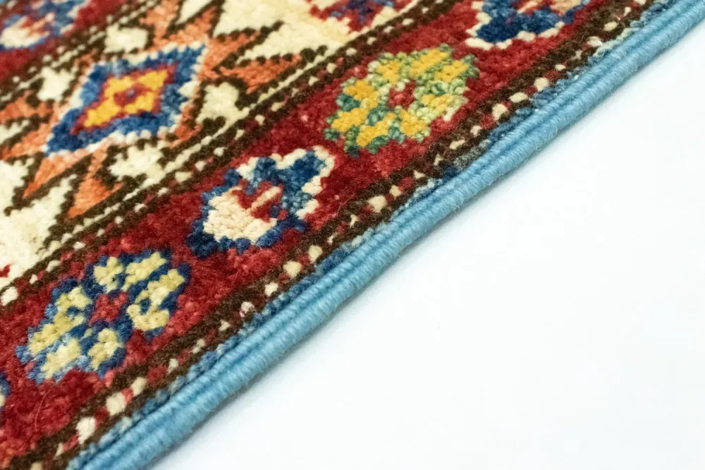 Dywan Ziegler - Kazak - 130 x 75 cm - jasnoniebieski