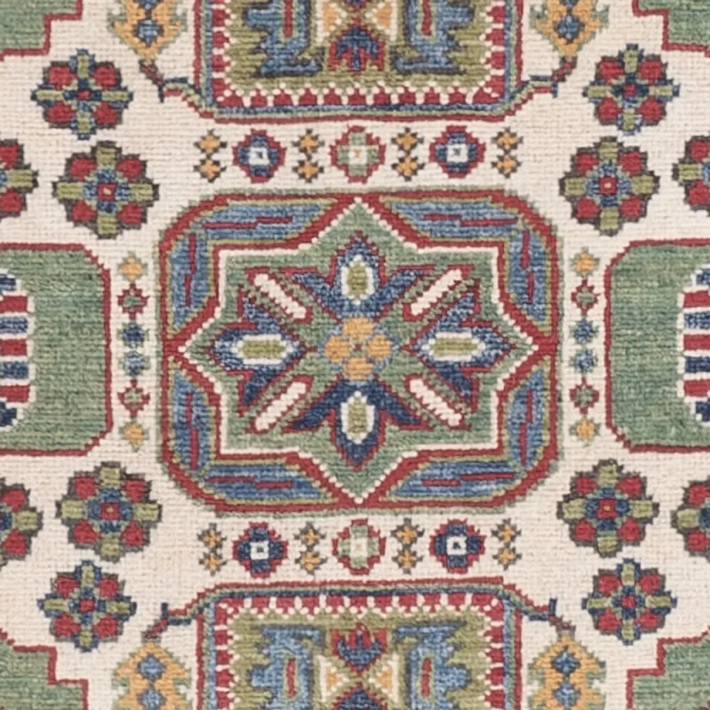 Dywan Ziegler - Kazak - 144 x 101 cm - zielona