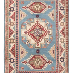 Dywan Ziegler - Kazak - 147 x 100 cm - jasnoniebieski