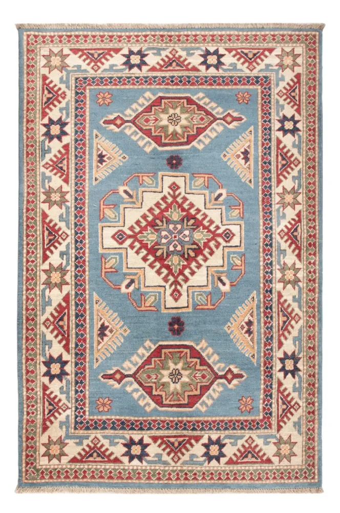 Dywan Ziegler - Kazak - 147 x 100 cm - jasnoniebieski