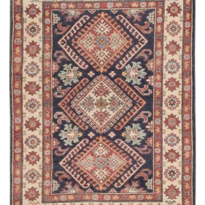 Dywan Ziegler - Kazak - 147 x 99 cm - ciemnoniebieski