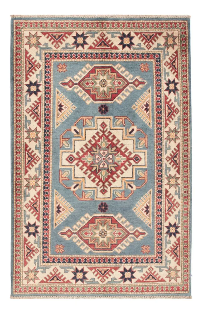 Dywan Ziegler - Kazak - 149 x 97 cm - jasnoniebieski
