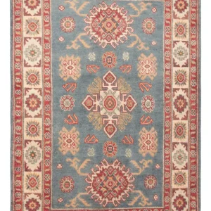 Dywan Ziegler - Kazak - 150 x 98 cm - jasnoniebieski