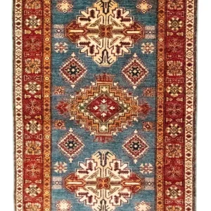 Dywan Ziegler - Kazak - 157 x 102 cm - niebieski