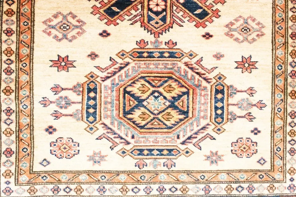 Dywan Ziegler - Kazak - 166 x 128 cm - beżowy