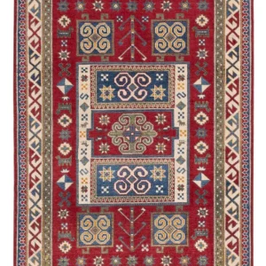 Dywan Ziegler - Kazak - 176 x 119 cm - czerwony