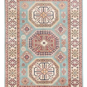 Dywan Ziegler - Kazak - 178 x 120 cm - jasnoniebieski
