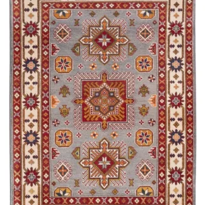Dywan Ziegler - Kazak - 181 x 123 cm - jasnoniebieski