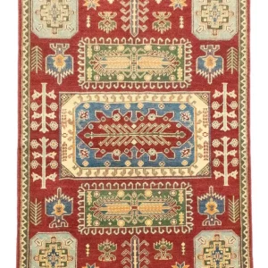 Dywan Ziegler - Kazak - 182 x 119 cm - czerwony