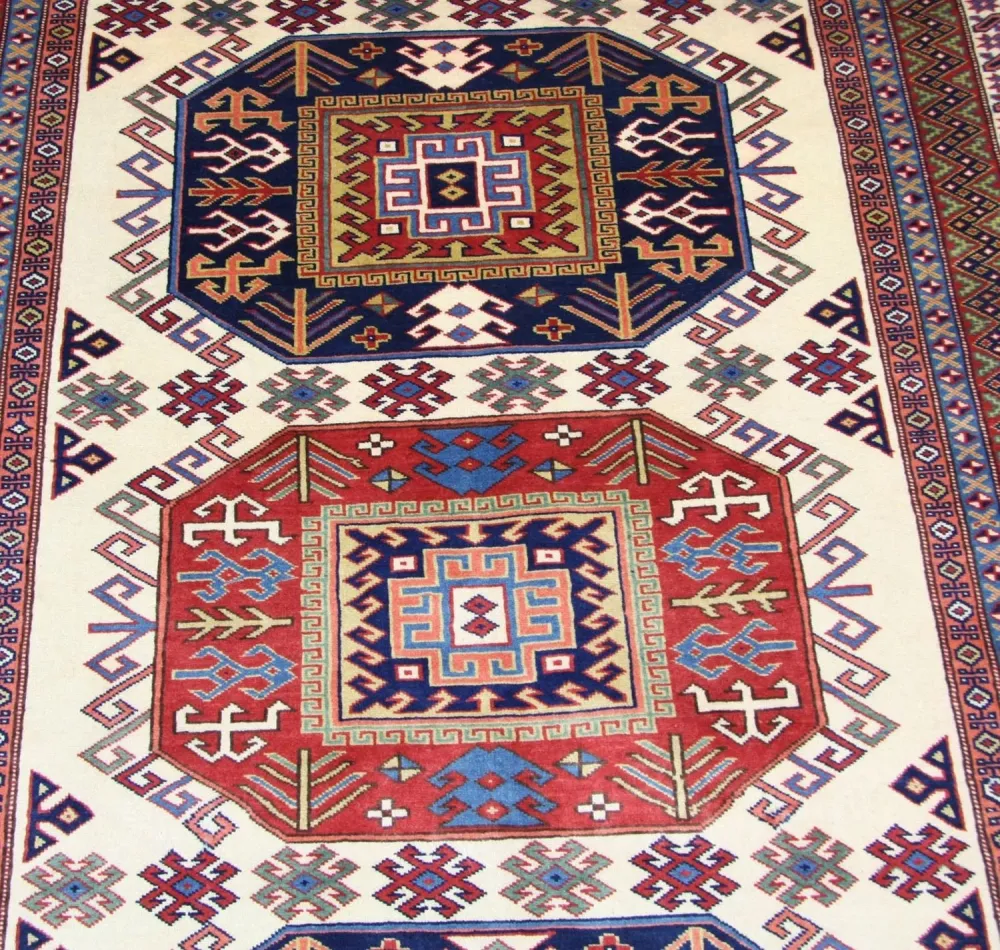 Dywan Ziegler - Kazak - 182 x 125 cm - beżowy
