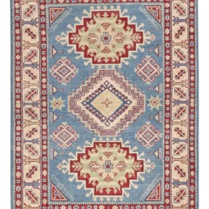 Dywan Ziegler - Kazak - 183 x 118 cm - jasnoniebieski