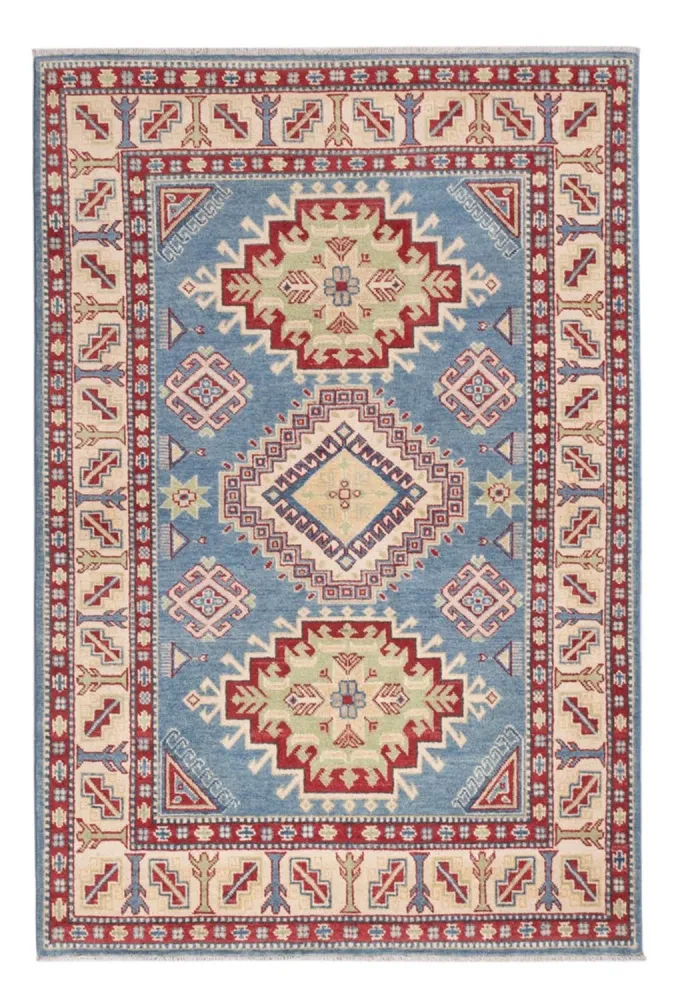 Dywan Ziegler - Kazak - 183 x 118 cm - jasnoniebieski