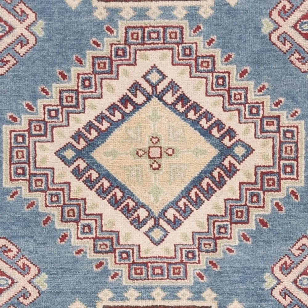 Dywan Ziegler - Kazak - 183 x 118 cm - jasnoniebieski