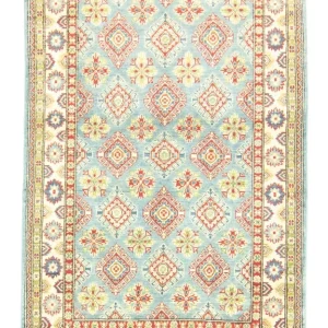 Dywan Ziegler - Kazak - 183 x 118 cm - jasnoniebieski