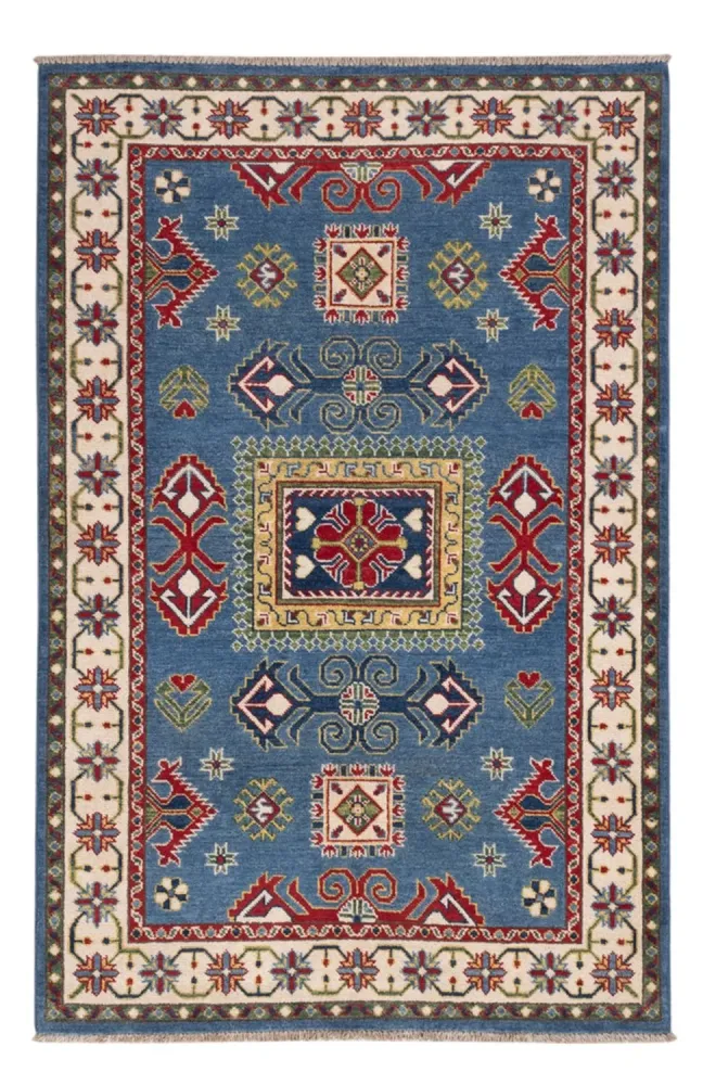 Dywan Ziegler - Kazak - 184 x 121 cm - niebieski