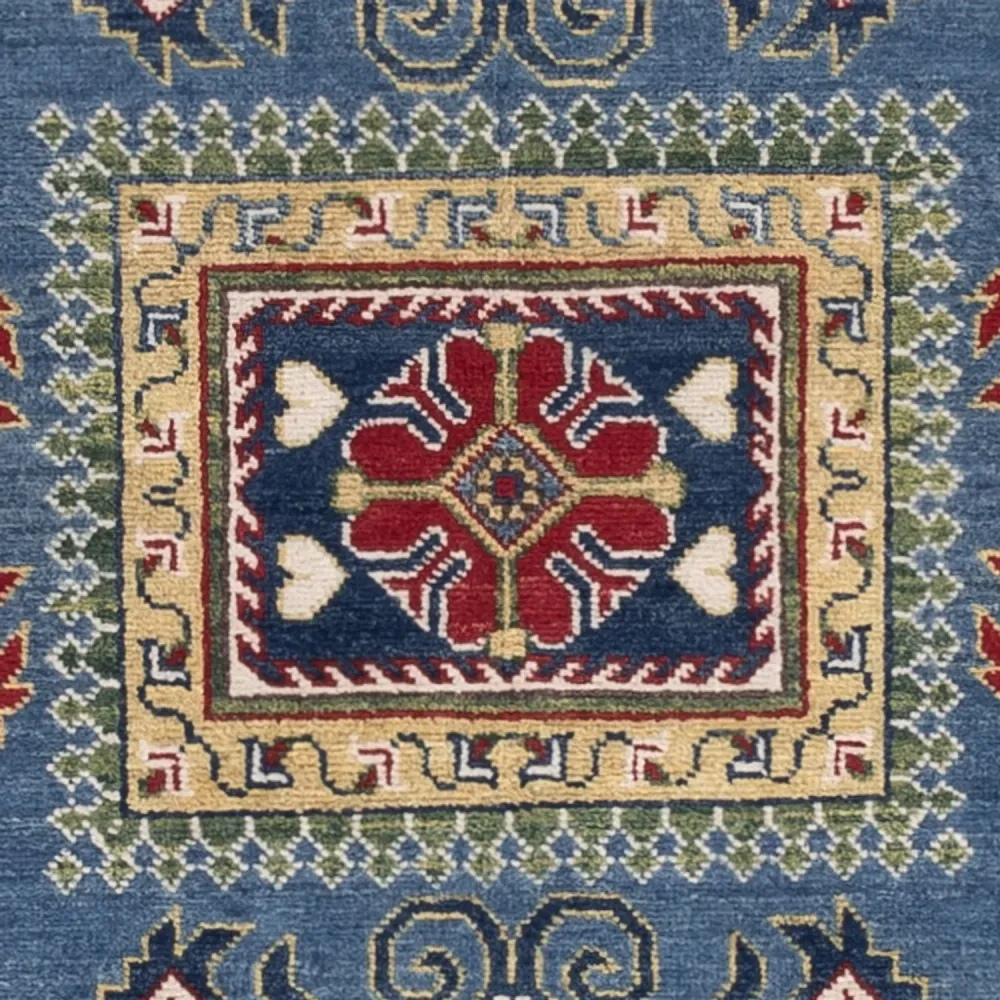 Dywan Ziegler - Kazak - 184 x 121 cm - niebieski