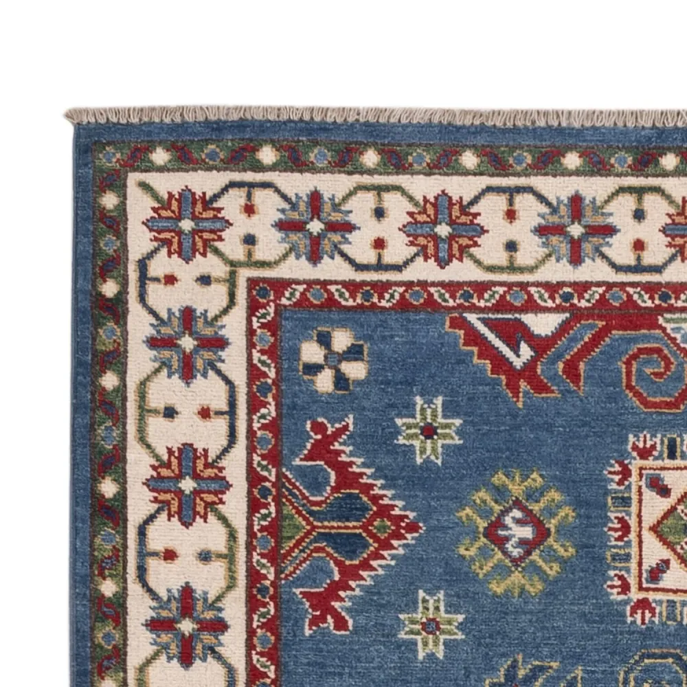 Dywan Ziegler - Kazak - 184 x 121 cm - niebieski