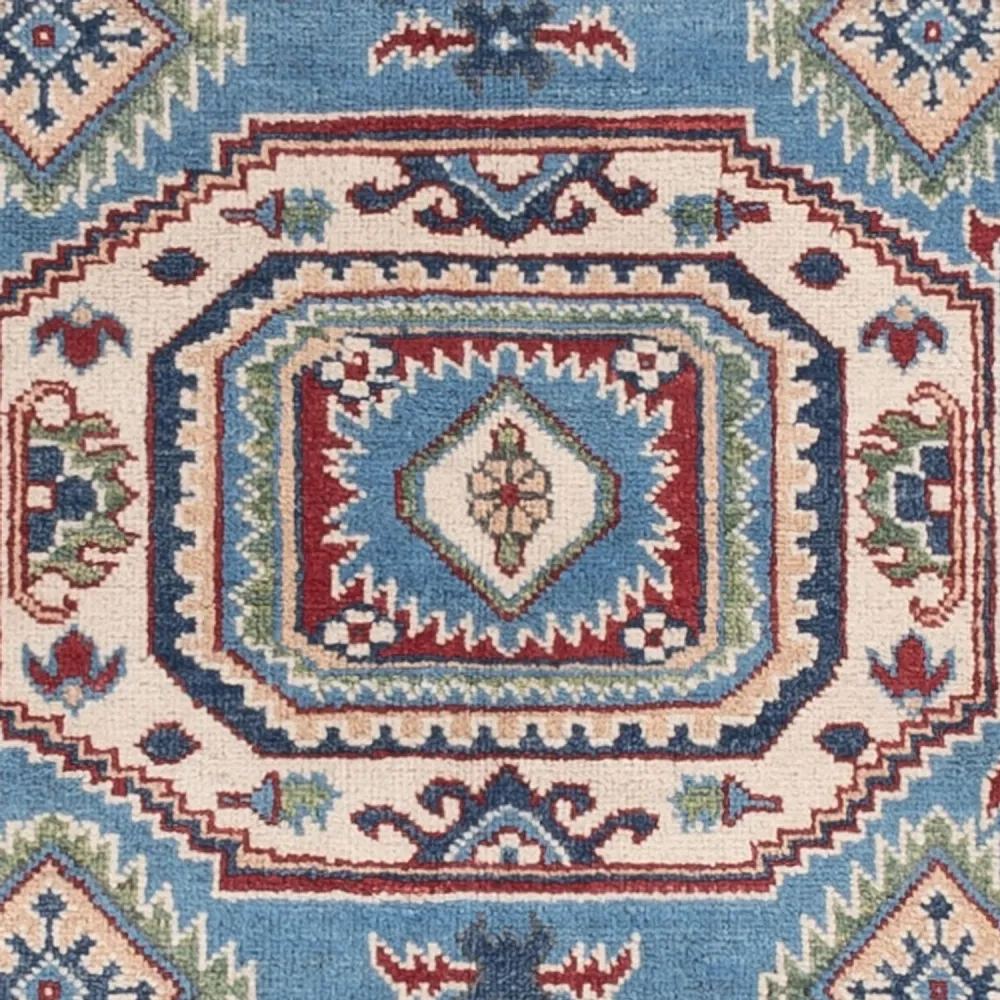 Dywan Ziegler - Kazak - 186 x 120 cm - jasnoniebieski