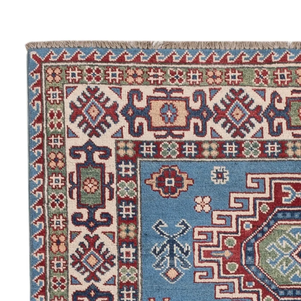 Dywan Ziegler - Kazak - 186 x 120 cm - jasnoniebieski