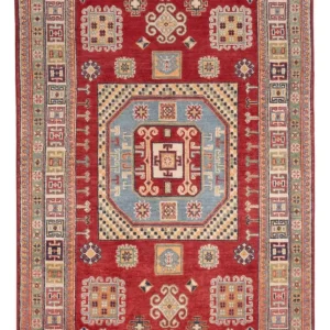 Dywan Ziegler - Kazak - 188 x 118 cm - czerwony