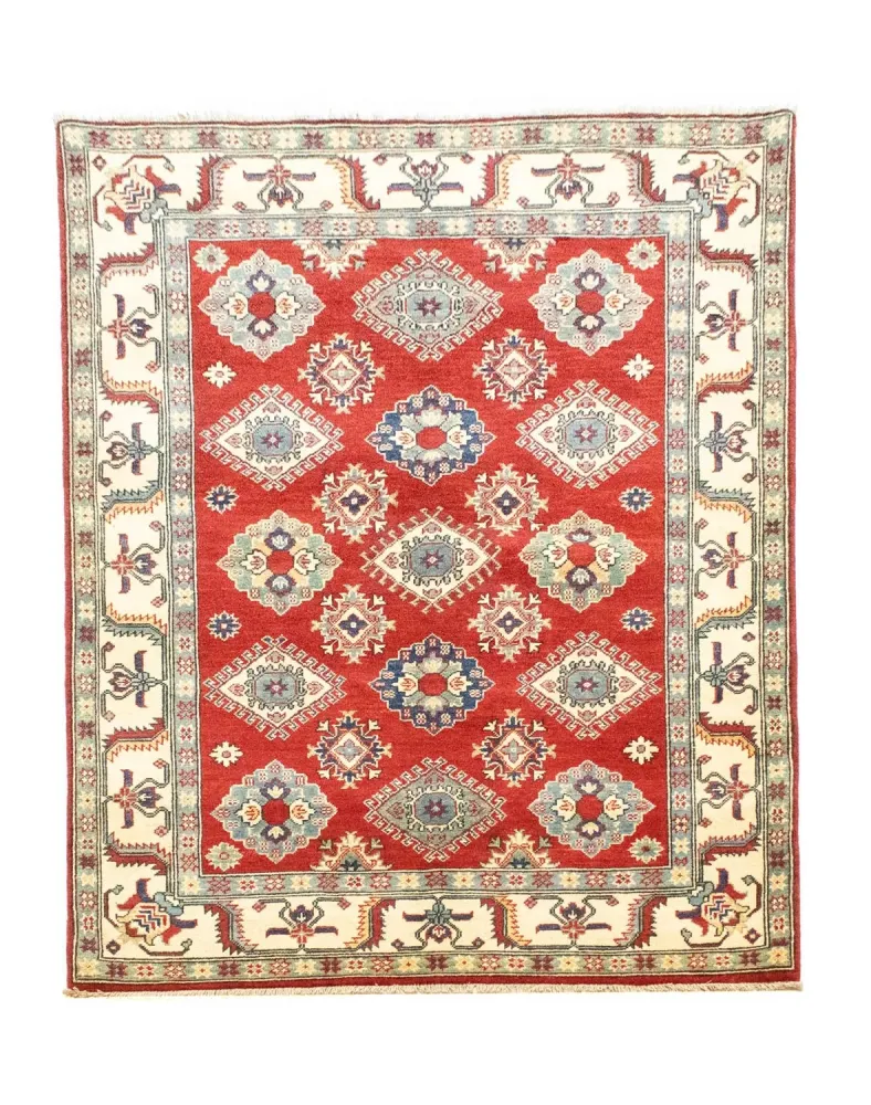 Dywan Ziegler - Kazak - 199 x 146 cm - ciemna czerwień