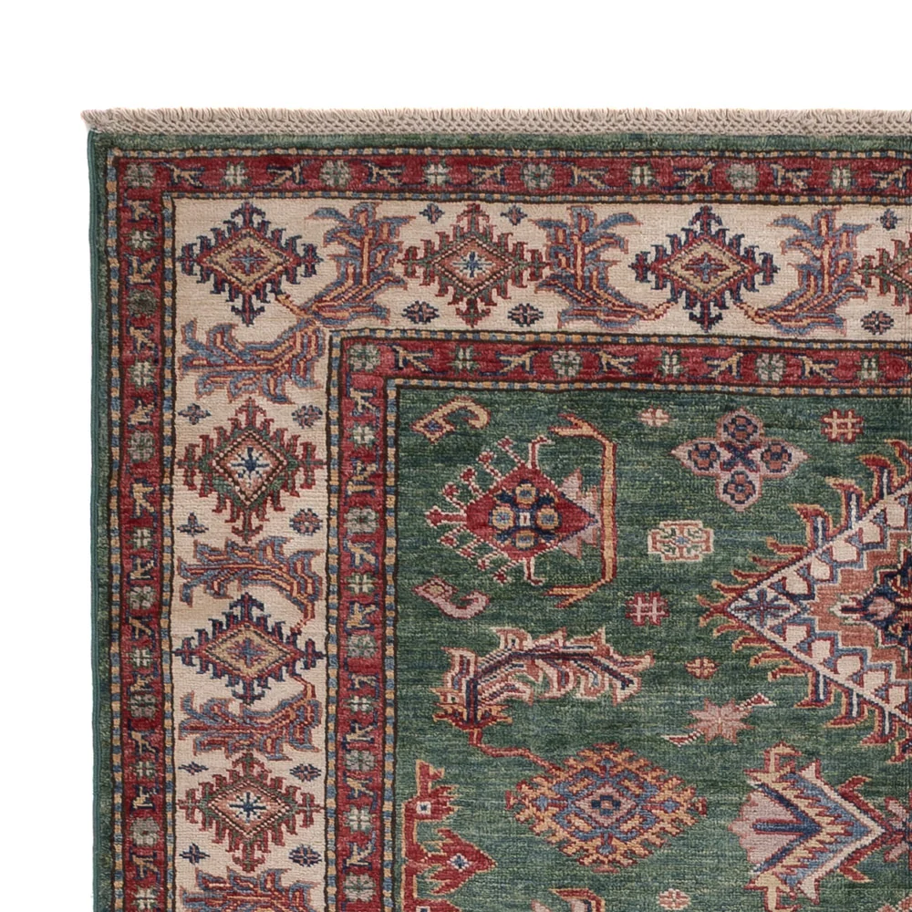 Dywan Ziegler - Kazak - 200 x 148 cm - zielona