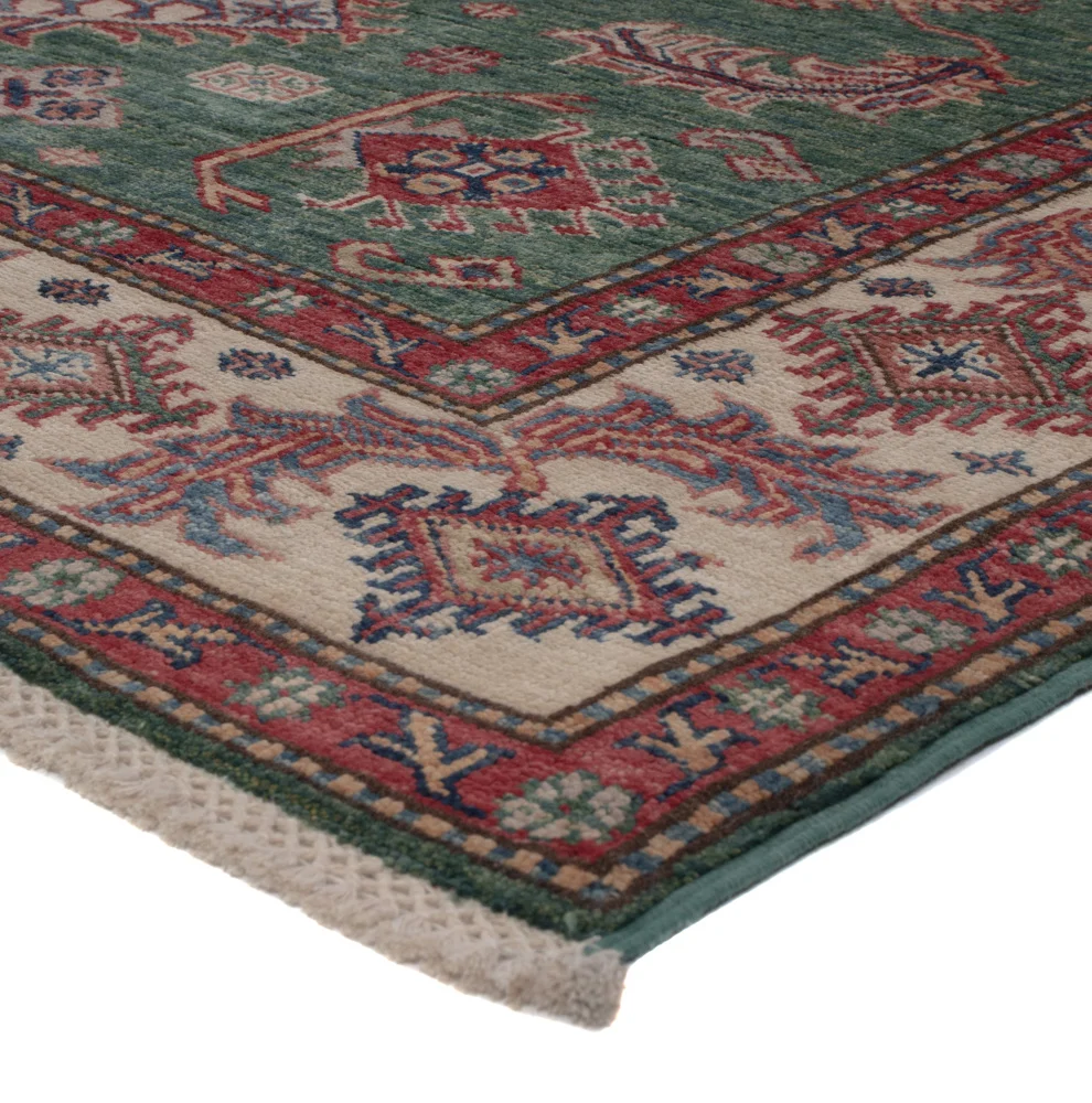 Dywan Ziegler - Kazak - 200 x 148 cm - zielona