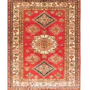 Dywan Ziegler - Kazak - 200 x 152 cm - pomarańczowy