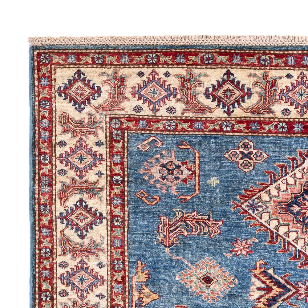 Dywan Ziegler - Kazak - 202 x 149 cm - niebieski