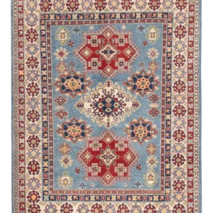Dywan Ziegler - Kazak - 202 x 153 cm - niebieski